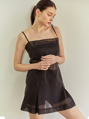 Pintuck Organza Mini One-Piece_3color