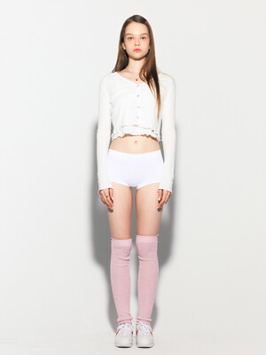 GURLS BASIC CARDIGAN WHITE