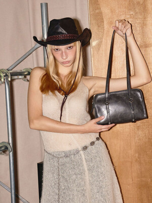 SADDLE STRAP BAG [Charcoal Gray]