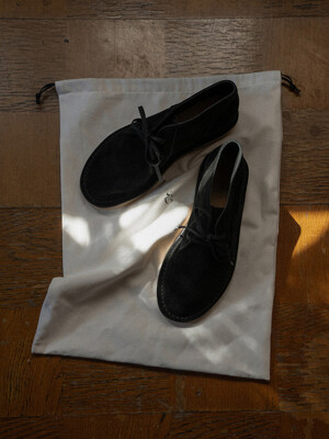 SUEDE SHORT BOOTS_BLACK