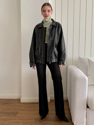 Pocket High Waist Bootcut Pants VPANTS_002