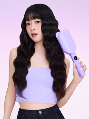 내추럴 프리볼트 34mm 물결 웨이브 고데기 UCI-A3434