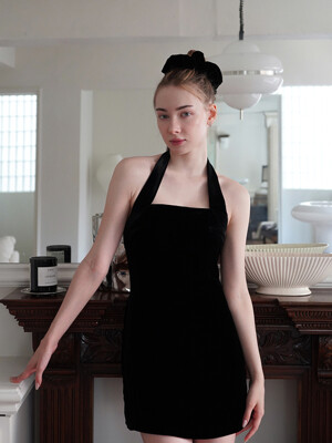 VELVET MINI DRESS