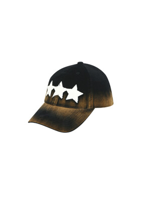 UNISEX STAR PATCH CAP aaa469u(BLACK)