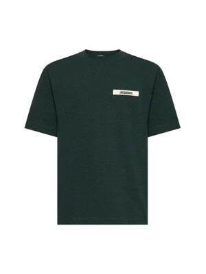 25SS 자크뮈스 반팔 티셔츠 245JS2082125590 DARK GREEN DOM