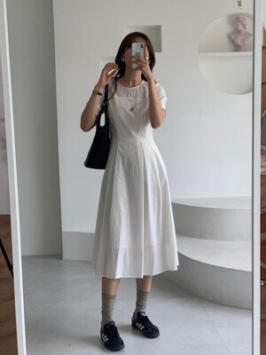 Pleated Half Sleeve Dress