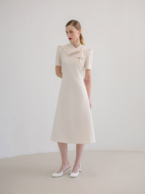 Scarf  Dress [CREAM]