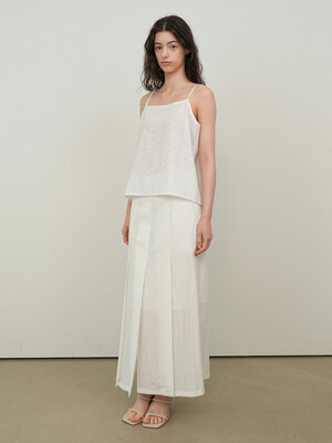 LACE SLEEVELESS TOP / 3COLOR