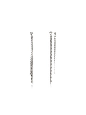 Long Crystal Chain Earring