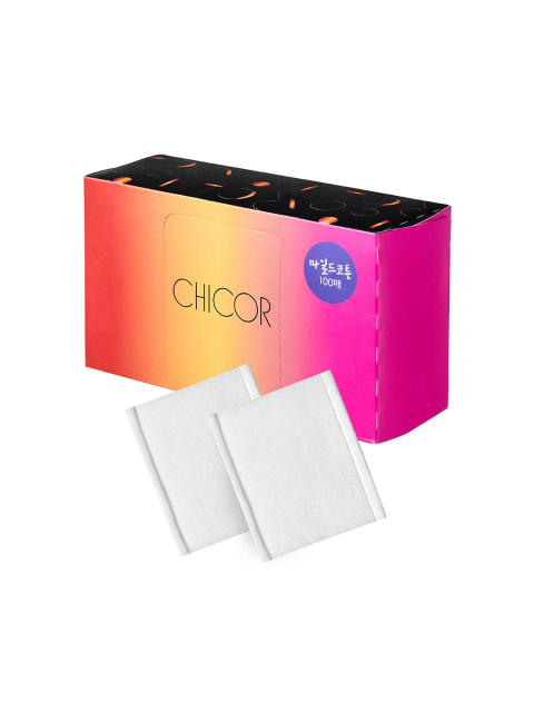 페이스소품 - 시코르뷰티툴 (CHICOR BEAUTY TOOL) - 시코르 마일드 코튼 100매