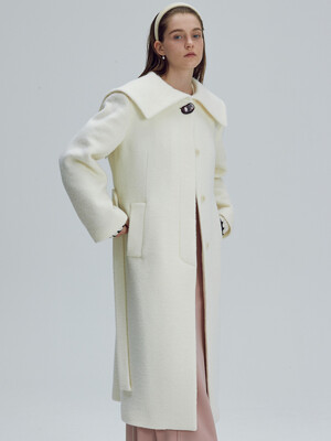Sailor Long Coat - Ivory