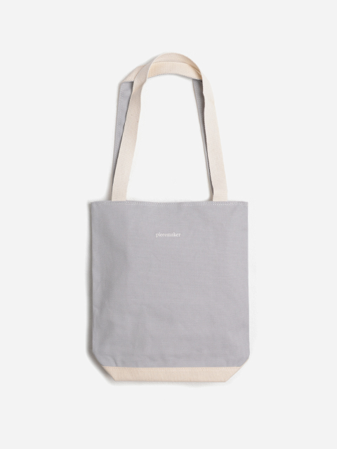 에코/캔버스백,에코/캔버스백 - 피스메이커 (PIECEMAKER) - CANVAS COLOR ECO BAG (GREY)