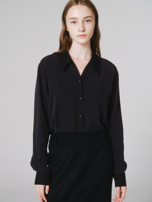 Modal blouse (Black)