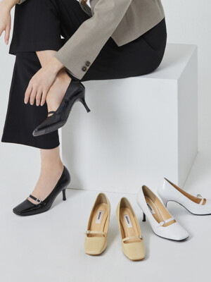 Square Toe Pumps_3color