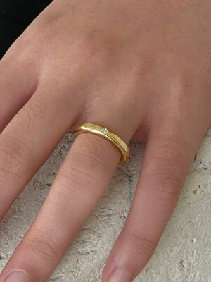 love ring (18K gold type_white,black)