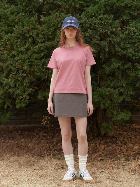 스커트,스커트 - 이슈넘버 (ISSUE NUMBER) - 3.83 Denim mini skirt (Gray)