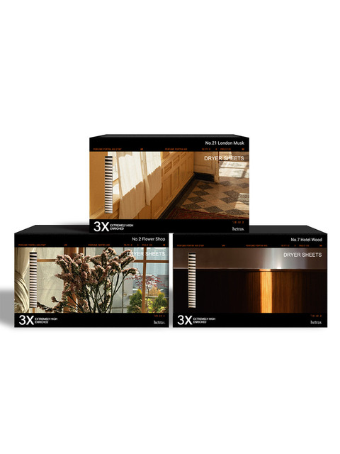 생활용품 - 헤트라스 (hetras) - hetras 3X Ultra High Concentration Perfume Dryer Sheets 2EA