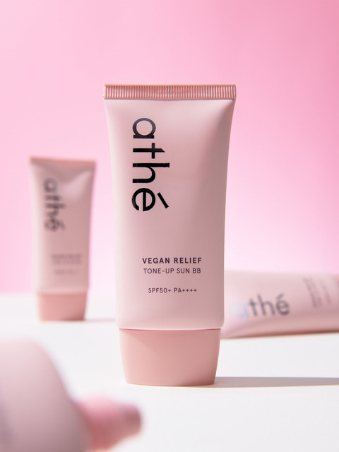 베이스메이크업,선케어 - 아떼뷰티 (athe beauty) - 비건 릴리프 톤업 선BB 50ml (SPF 50+, PA++++)