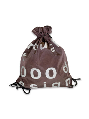 000 Design Gym Sack / Brown