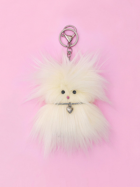 숄더백,백액세서리 - 비비초 (vivicho) - VIVIMON WHITE KEYRING