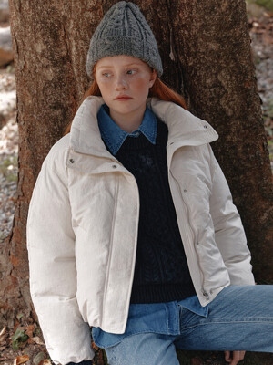 Duck Down Crop Jumper_3color
