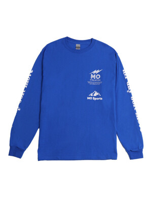 MO Hike Graphic L Tshirt Blue (모 하이크 긴팔티셔츠 블루)