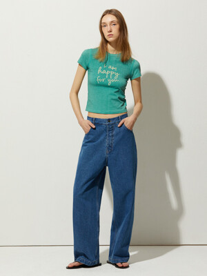 WIDE FIT LOOSE DENIM PANTS_BLUE