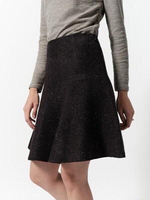 Boucle-Tweed Skirt
