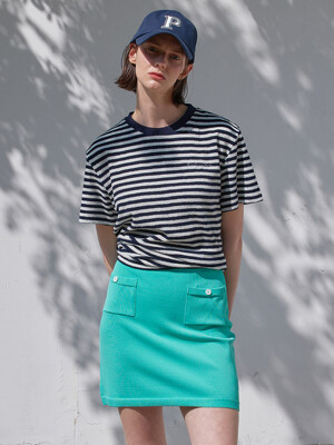 Banded Knit Skirts_Mint