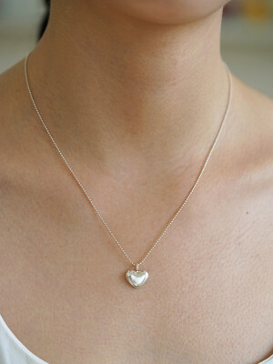 Heart necklace (이니셜각인)