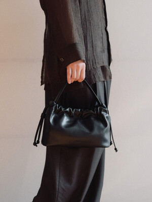 Mini Ripple tote bag Black