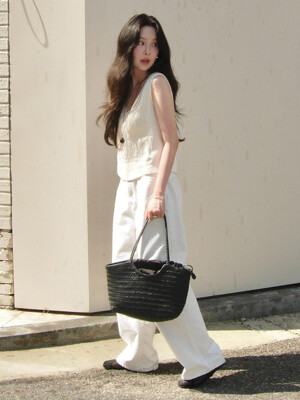 [은현PICK]Loom tote bag Black