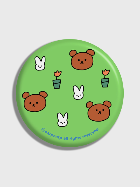 기타소품 - 어프어프 (EARP EARP) - Bear and rabbit-green(거울)