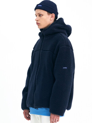 STEADY FLEECE JACKET (NAVY)