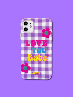LOVE YOU BABE JELLY CASE