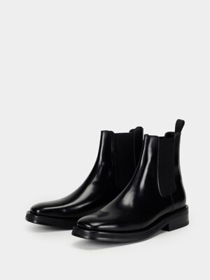 [Men]Melvin SQUIRE TOE  BOOTS (BLACK)