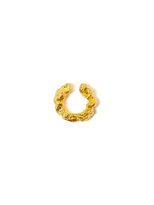 Chunky cord ear cuff Gold