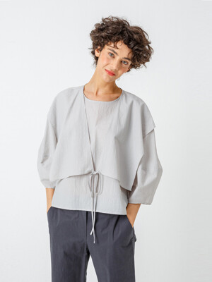 Flap shirt_GREY