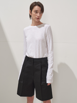 COMFORT BERMUDA HALF PANTS_BLACK