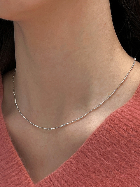 ☆TATIANA☆ Rough Flower Cubic Chips Necklace NZ2030 10x10: Rough Flower Cubic Chips Necklace NZ2030
