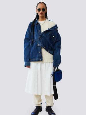 Ash line jacket Blue