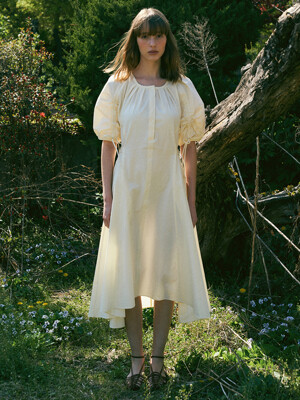 V. pastel onepiece (cream yellow)