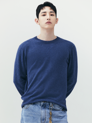 캐시미어 라운드넥 스웨터 4Color