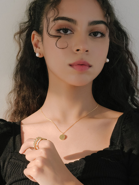 주얼리 - 올주얼라이즈 (ALLJEWELRIZE) - HIDDEN FRESHNESS NECKLACE_GOLD (LEMON)