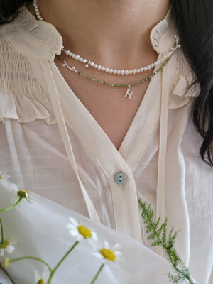 spring H necklace
