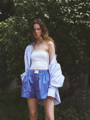 Light effect shorts / Marineblue