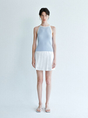 Rhea Pleats Skirts (Ivory)