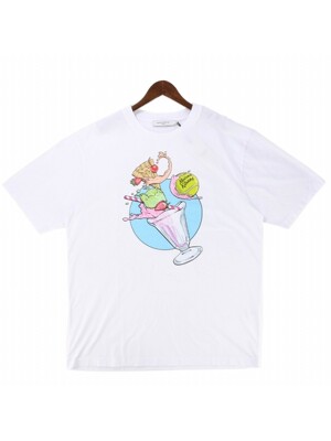23SS (KM00141KJ0008 WHITE) 남성 반팔 티셔츠