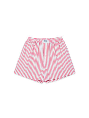 Steady Stripe Shorts (Flamingo Pink)