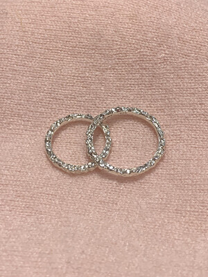 [2 pcs] slim ring